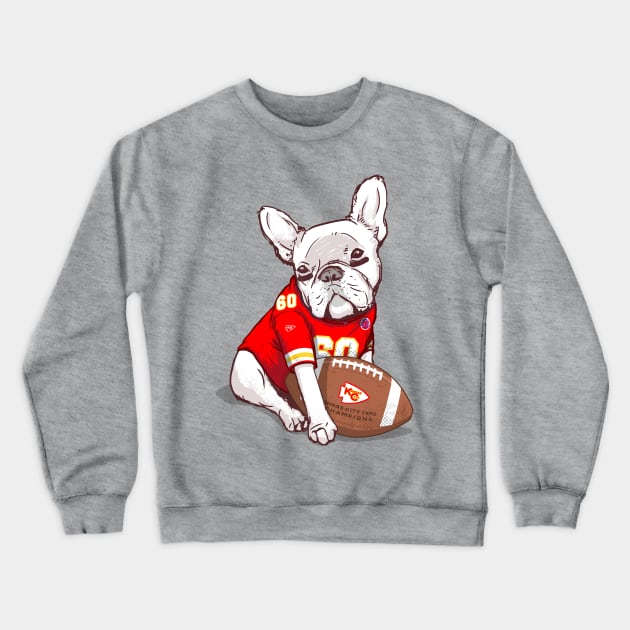 Kansas City Football Bulldog T-Shirt Crewneck Sweatshirt by flowwestprintandapparel